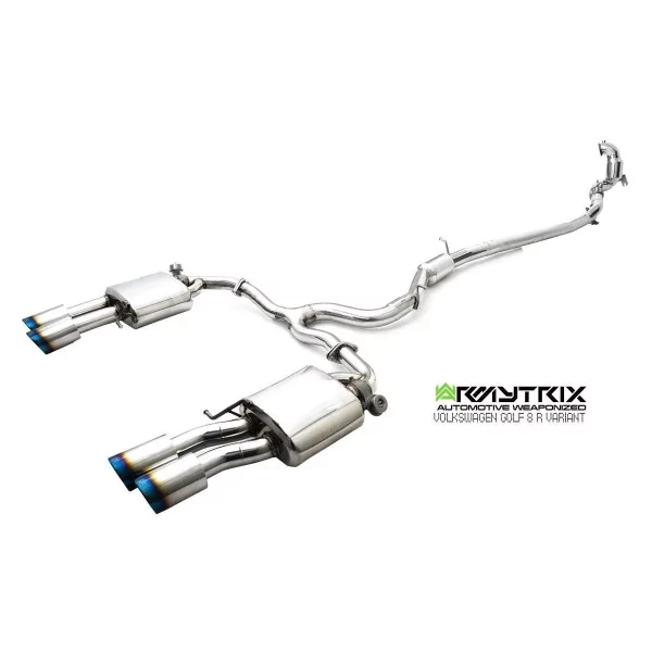 Armytrix Volkswagen Golf R Variant (MK8) 2.0 TSI (2021-) Cat-Back Valvetronic