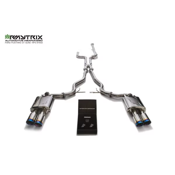 Armytrix Ford Mustang GT (S550) 5.0 V8 Convertible Facelift (2018-2023) Cat-Back Valvetronic