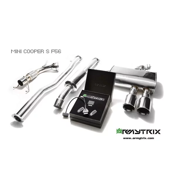 Armytrix Mini Cooper S (F55) 2.0 Turbo 5-door (2014-2018) Cat-Back Valvetronic
