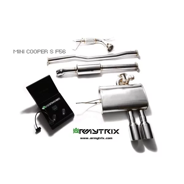 Armytrix Mini Cooper S/JCW (F56/F57) 2.0 Turbo 3-door/Cabrio (2014-2018) Cat-Back Valvetronic