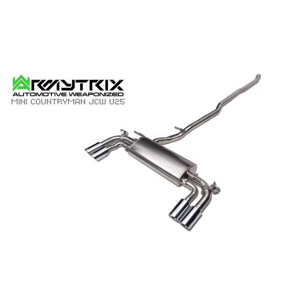 Armytrix Mini Countryman JCW ALL4 (U25) 2.0 Turbo (2024-) Cat-Back Valvetronic