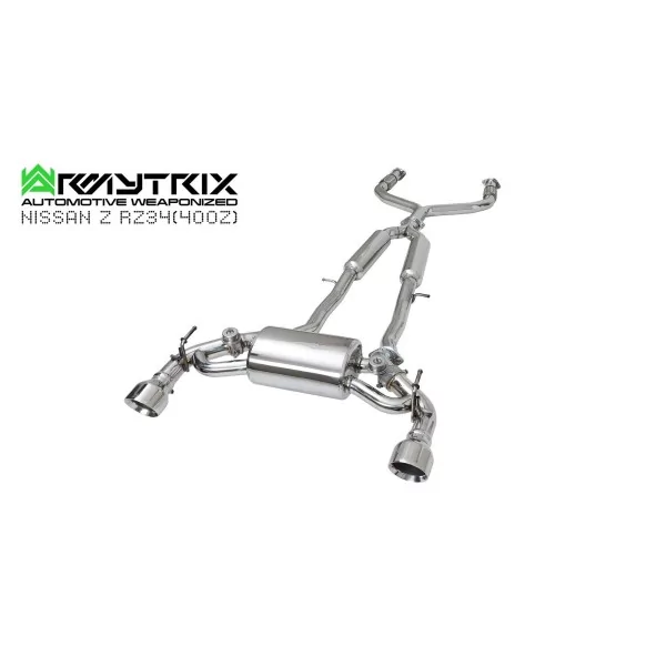 Armytrix Nissan Z (RZ34) 3.0 V6 Twin Turbo (2023-) Cat-Back Valvetronic