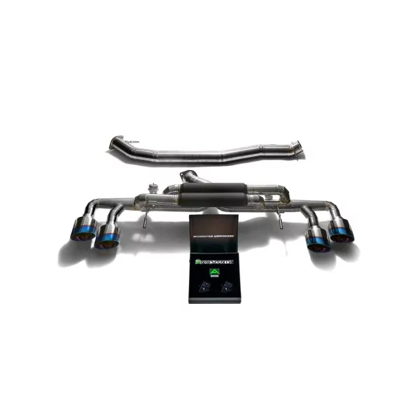 Armytrix Nissan GT-R (R35) 3.8 V6 Twin Turbo MY17 (2017-2025) Cat-Back Valvetronic aus Titan