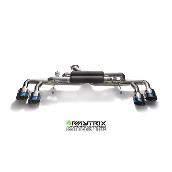 Armytrix Nissan GT-R (R35) 3.8 V6 Twin Turbo MY17 (2017-2025) Cat-Back Valvetronic in Titanio