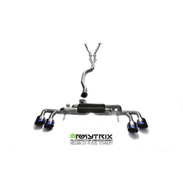 Armytrix Nissan GT-R (R35) 3.8 V6 Twin Turbo MY17 (2017-2025) Titanium Cat-Back Valvetronic