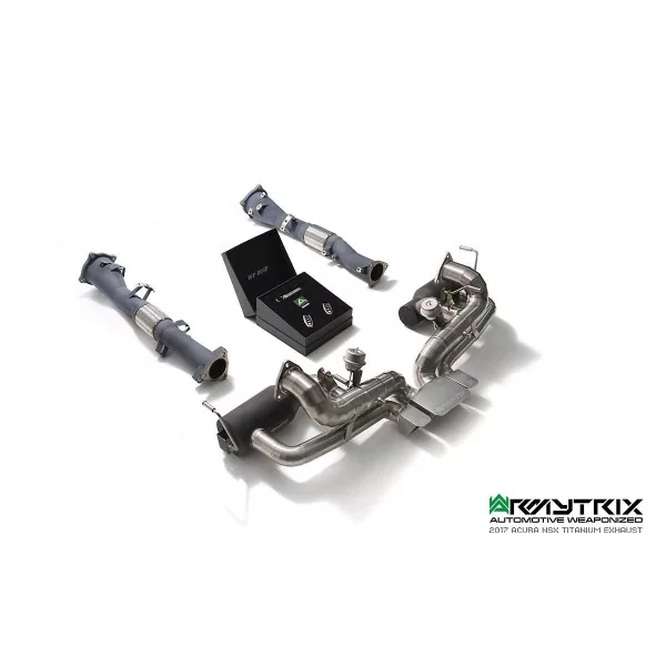 Armytrix Honda NSX (NC1) 3.5 V6 Twin Turbo Hybrid (2016-2022) Cat-Back Valvetronic en Titane