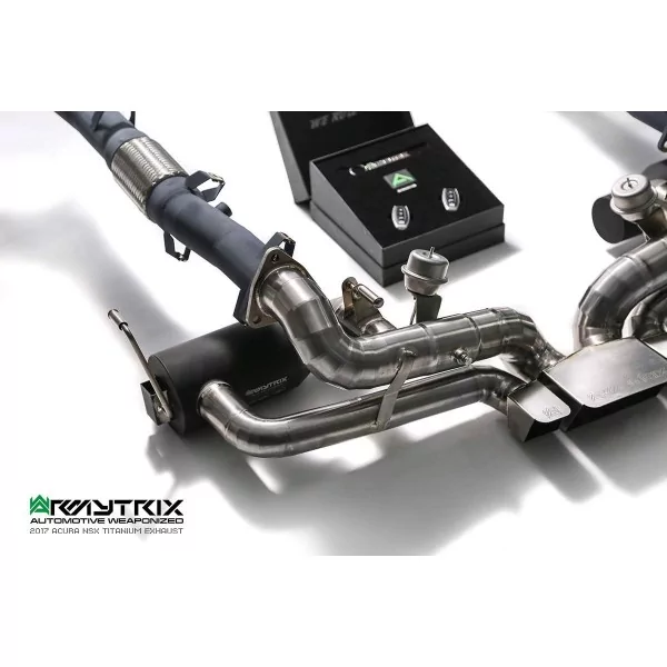 Armytrix Honda NSX (NC1) 3.5 V6 Twin Turbo Hybrid (2016-2022) Cat-Back Valvetronic de Titanio