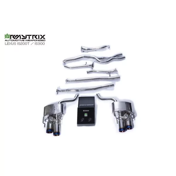 Armytrix Lexus IS 200t/IS 300 (XE30) 2.0 Turbo RWD (2015-2020) Cat-Back Valvetronic