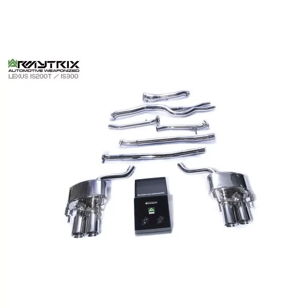Armytrix Lexus IS 200t/IS 300 (XE30) 2.0 Turbo RWD (2015-2020) Cat-Back Valvetronic