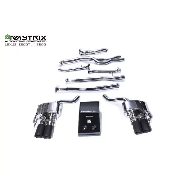 Armytrix Lexus IS 200t/IS 300 (XE30) 2.0 Turbo RWD (2015-2020) Cat-Back Valvetronic