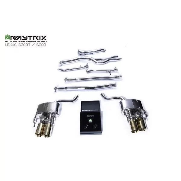 Armytrix Lexus IS 200t/IS 300 (XE30) 2.0 Turbo RWD (2015-2020) Cat-Back Valvetronic
