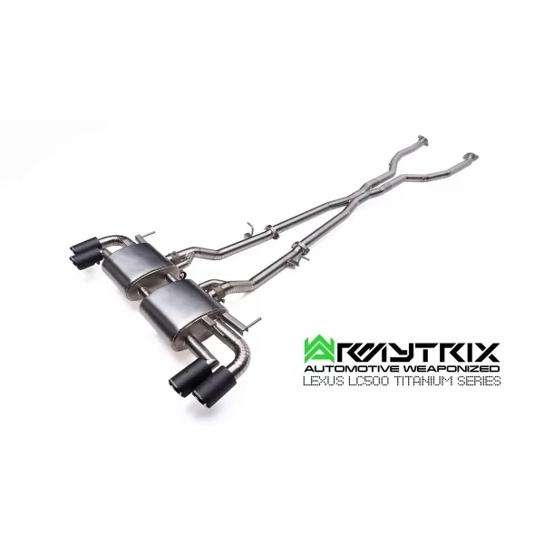 Armytrix Lexus LC 500 5.0 V8 Coupé Titanium (2017-) Cat-Back Valvetronic de Titanio