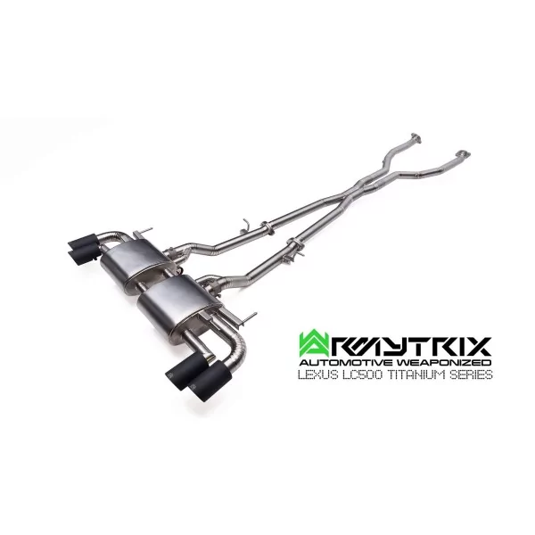 Armytrix Lexus LC 500 5.0 V8 Coupé Titanium (2017-) Cat-Back Valvetronic en Titane