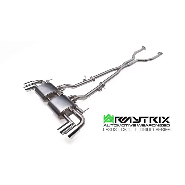 Armytrix Lexus LC 500 5.0 V8 Coupé Titanium (2017-) Titanium Cat-Back Valvetronic