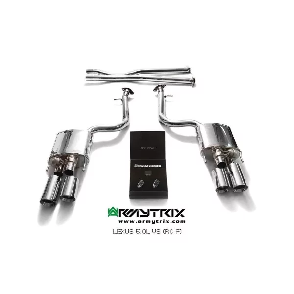 Armytrix Lexus RC F 5.0 V8 (2014-2025) Cat-Back Valvetronic