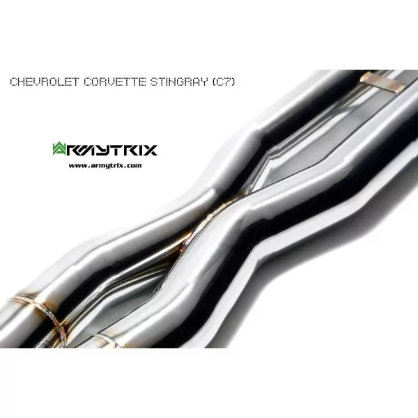 Armytrix Chevrolet Corvette Stingray/Grand Sport (C7) 6.2 V8 (2014-2019) Cat-Back Valvetronic