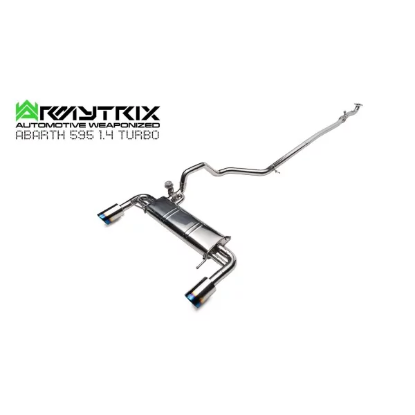Armytrix Abarth 595 1.4 T-Jet (2012-2020) Cat-Back Valvetronic