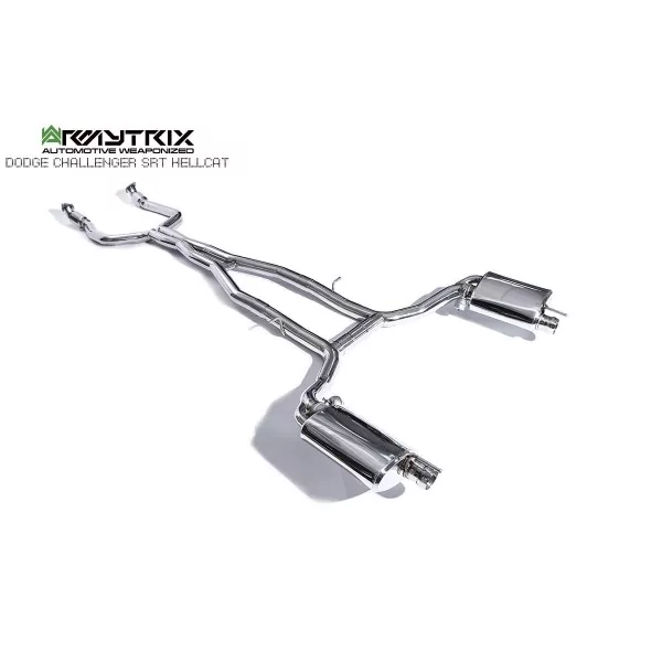 Armytrix Dodge Challenger SRT Hellcat/Redeye/Demon/R/T Scat Pack 6.2/6.4 V8 (2015-2023) Cat-Back Valvetronic