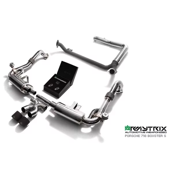 Armytrix Porsche 718 Boxster (982) Boxster/S/GTS 2.0T/2.5T (2016-2025) Cat-Back Valvetronic