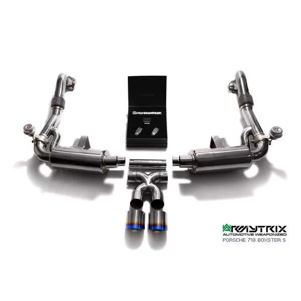 Armytrix Porsche 718 Boxster (982) Boxster/S/GTS 2.0T/2.5T (2016-2025) Cat-Back Valvetronic