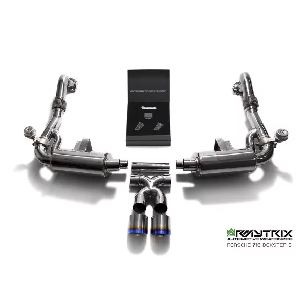 Armytrix Porsche 718 Cayman (982) Cayman/S/GTS 2.0T/2.5T (2016-2025) Cat-Back Valvetronic