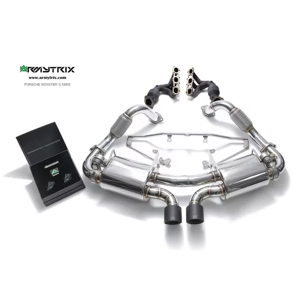 Armytrix Porsche Boxster (981) Boxster/S/GTS/Spyder 2.7/3.4/3.8 (2012-2016) Cat-Back Valvetronic