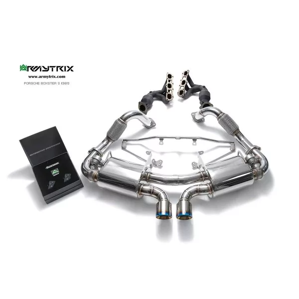 Armytrix Porsche Boxster (981) Boxster/S/GTS/Spyder 2.7/3.4/3.8 (2012-2016) Cat-Back Valvetronic
