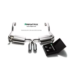 Armytrix Porsche Boxster (987.2) Boxster/S/S Black Edition/Spyder 2.9/3.4 PDK (2009-2012) Cat-Back Valvetronic