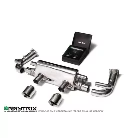 Armytrix Porsche 911 Carrera (991.2) Carrera/4/S/4S/GTS 3.0 Sport Exhaust (2016-2019) Cat-Back Valvetronic
