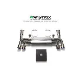 Armytrix Porsche 911 Carrera (991.2) Carrera/4/S/4S/GTS 3.0 Quad Tips (2016-2019) Cat-Back Valvetronic