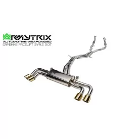 Armytrix Porsche Cayenne (E3.2) 3.0 V6 SUV/Coupé OPF (2023-) Cat-Back Valvetronic