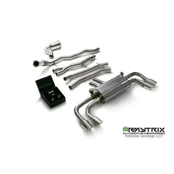 Armytrix Porsche Cayenne (E3) 3.0 V6 SUV/Coupé Non-OPF (2018-2023) Cat-Back Valvetronic