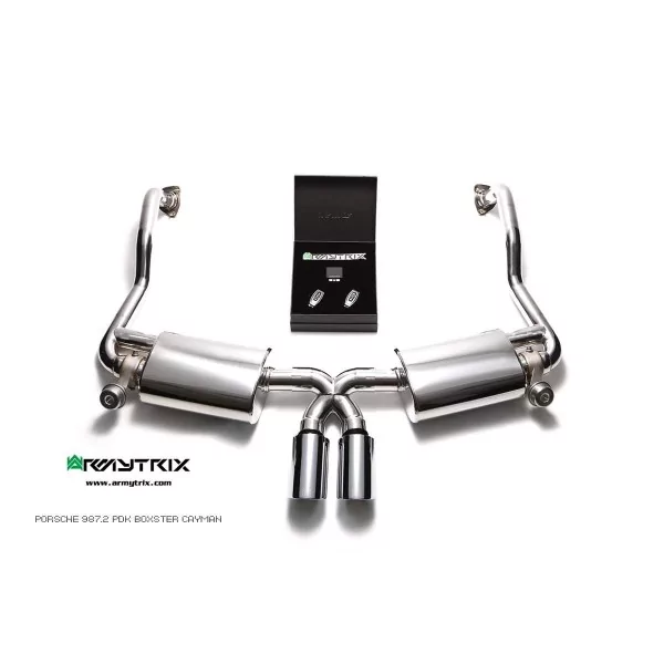 Armytrix Porsche Cayman (987.2) Cayman/S/R 2.9/3.4 PDK (2009-2012) Cat-Back Valvetronic