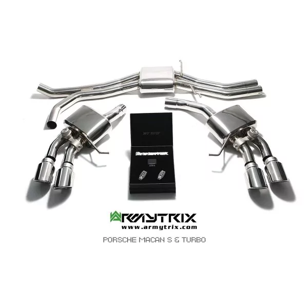 Armytrix Porsche Macan Turbo (95B) 3.6 V6 (2014-2018) Cat-Back Valvetronic
