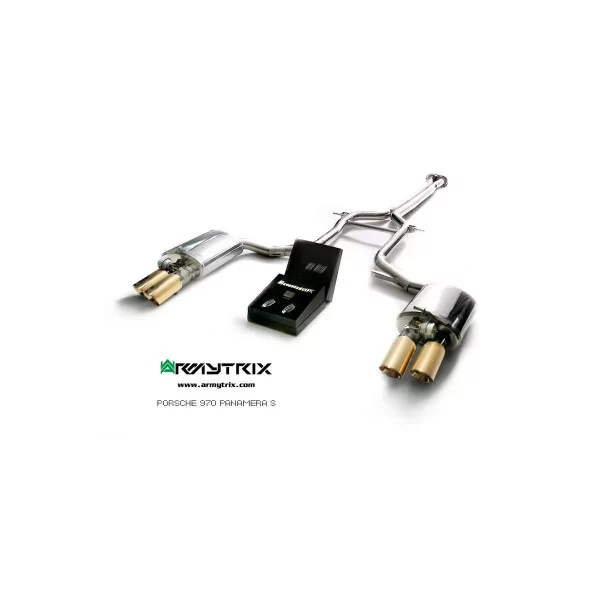 Armytrix Porsche Panamera (970) Panamera/4/S/4S/GTS 3.6 V6/4.8 V8 (2009-2013) Cat-Back Valvetronic