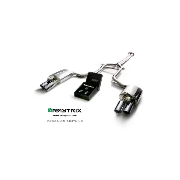 Armytrix Porsche Panamera (970) Panamera/4/S/4S/GTS 3.6 V6/4.8 V8 (2009-2013) Cat-Back Valvetronic