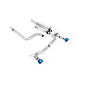 Escape cat-back Milltek SSXFD359M para Ford Fiesta Mk8 ST 1.5 EcoBoost 200PS, colas GT-100 de titanio quemado