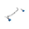 Milltek SSXFD363M para Ford Fiesta, colas GT-100 de titanio quemado