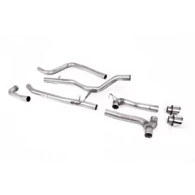 Échappement cat-back Milltek SSXFD371M pour Ford Fiesta MK8 1.0T EcoBoost ST-Line 3 & 5 Door, embouts GT-100 polis