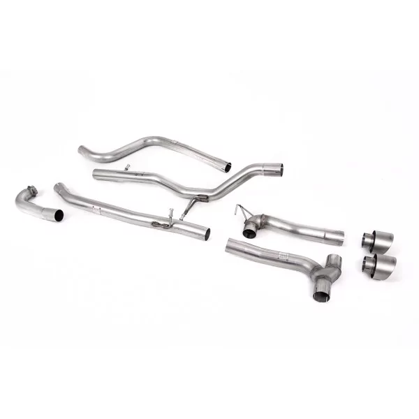Escape cat-back Milltek SSXFD373M para Ford Fiesta MK8 1.0T EcoBoost ST-Line 3 & 5 Door, colas GT-100 de titanio