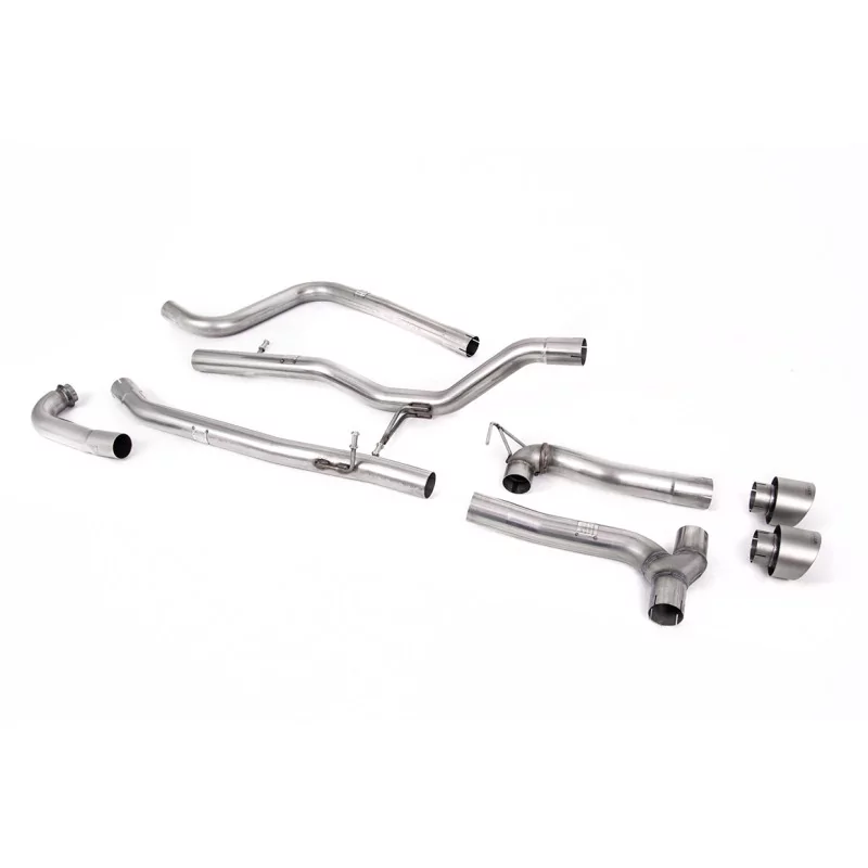 Escape cat-back Milltek SSXFD373M para Ford Fiesta MK8 1.0T EcoBoost ST-Line 3 & 5 Door, colas GT-100 de titanio Escape cat-back Milltek SSXFD373M para Ford Fiesta MK8 1.0T EcoBoost ST-Line 3 & 5 Door, colas GT-100 de titanio