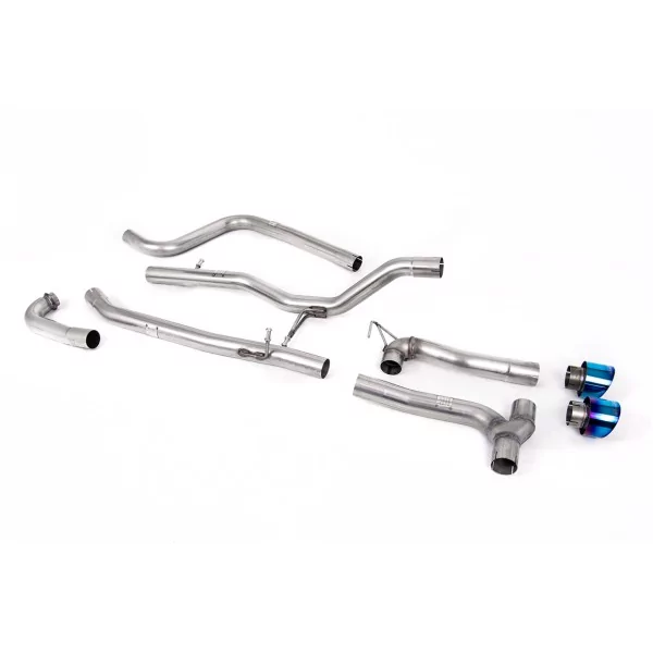 Échappement cat-back Milltek SSXFD374M pour Ford Fiesta MK8 1.0T EcoBoost ST-Line 3 & 5 Door, embouts GT-100 titane