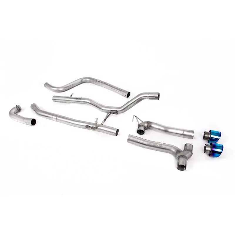 Échappement cat-back Milltek SSXFD374M pour Ford Fiesta MK8 1.0T EcoBoost ST-Line 3 & 5 Door, embouts GT-100 titane Échappement cat-back Milltek SSXFD374M pour Ford Fiesta MK8 1.0T EcoBoost ST-Line 3 & 5 Door, embouts GT-100 titane