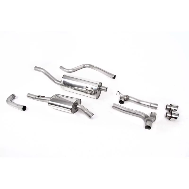 Échappement cat-back Milltek SSXFD375M pour Ford Fiesta MK8 1.0T EcoBoost ST-Line 3 & 5 Door, embouts GT-100 polis Échappement cat-back Milltek SSXFD375M pour Ford Fiesta MK8 1.0T EcoBoost ST-Line 3 & 5 Door, embouts GT-100 polis
