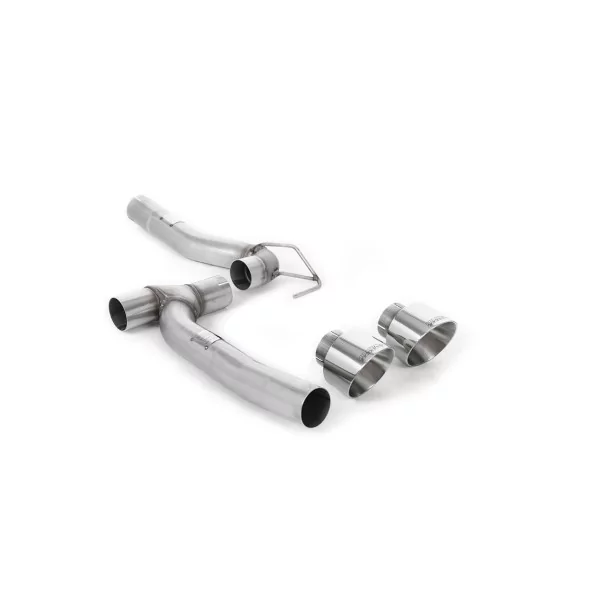 Milltek SSXFD379M para Ford Fiesta, colas GT-100 pulidas