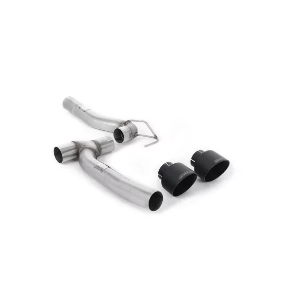 Milltek SSXFD380M para Ford Fiesta, colas GT-100 negras