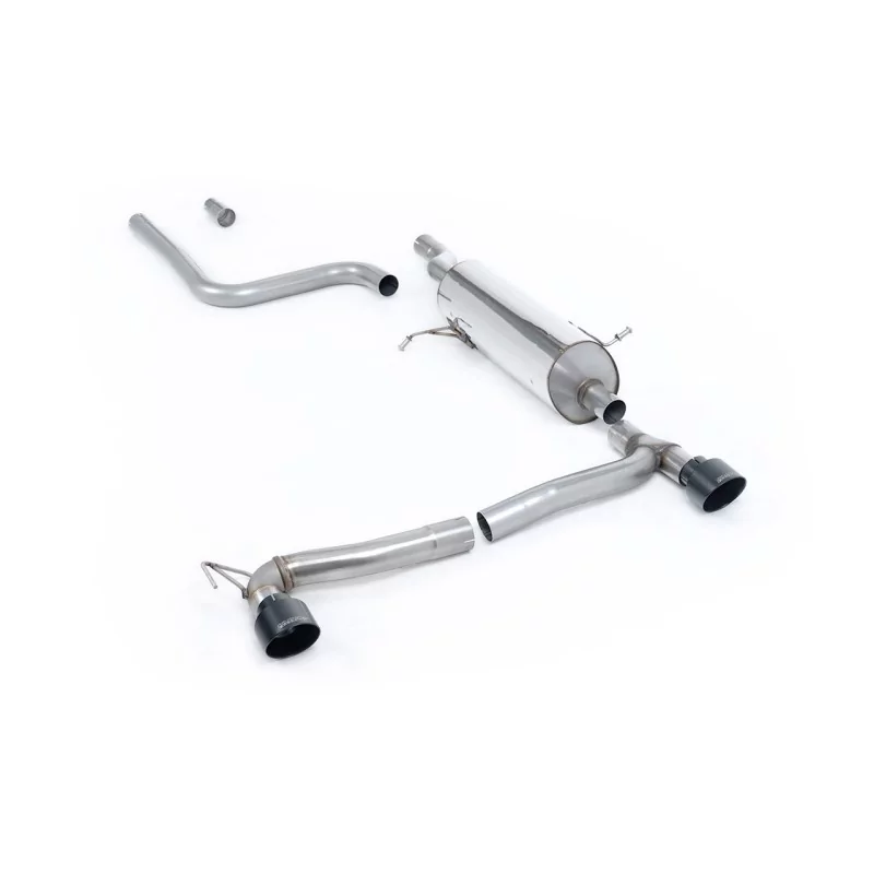 Scarico GPF-back Milltek SSXFD388M per Ford Fiesta Mk8 1.0T EcoBoost ST-Line 3 & 5 Door, terminali GT-100 neri Scarico GPF-back Milltek SSXFD388M per Ford Fiesta Mk8 1.0T EcoBoost ST-Line 3 & 5 Door, terminali GT-100 neri