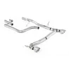Scarico GPF-back Milltek SSXFD407M per Ford Fiesta Mk8 1.0T EcoBoost ST-Line 3 & 5 Door, terminali GT-100 in titanio