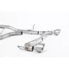 Scarico GPF-back Milltek SSXFD407M per Ford Fiesta Mk8 1.0T EcoBoost ST-Line 3 & 5 Door, terminali GT-100 in titanio - dettaglio