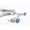 Scarico GPF-back Milltek SSXFD409M per Ford Fiesta Mk8 1.0T EcoBoost ST-Line 3 & 5 Door, terminali GT-100 in titanio - dettaglio